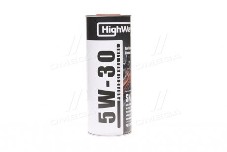 Олива моторн. 5W-30 SN/CF (Канистра 1л) HighWay 10116