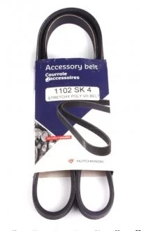 Ремінь генератора поліклиновий HUTCHINSON 1102 SK 4