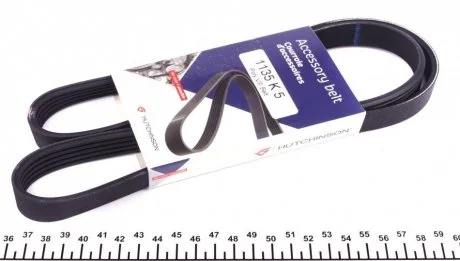 Ремінь генератора HUTCHINSON 1135 K 5