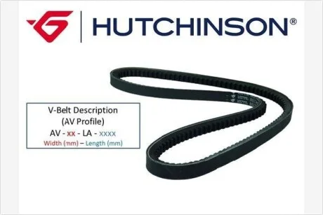 Ремінь (клиновий) HUTCHINSON AV 10 LA 710