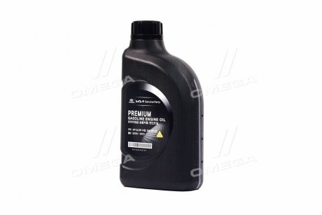Масло моторное Premium Gasoline 5W-20 (полусинтетика) 1л (подходит на HYUNDAI KIA) Hyundai/Kia/Mobis 0510000121