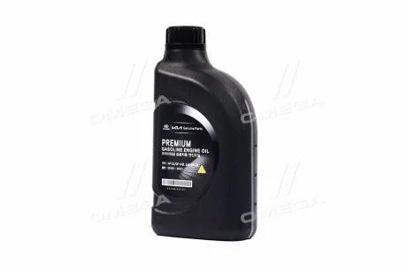 Масло моторное Premium Gasoline 5W-20 (полусинтетика) 1л (подходит на HYUNDAI KIA) Hyundai/Kia/Mobis 0510000121 (фото 1)