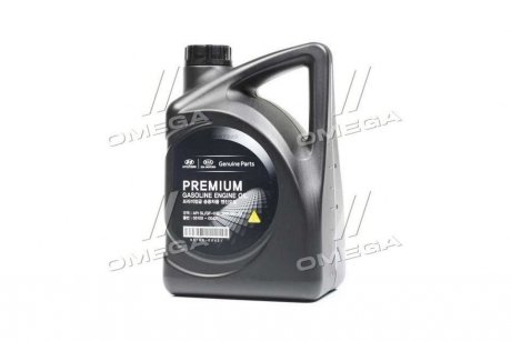 Масло моторное Premium Gasoline 5W20 SL/GF-3 (4L) полусинтетика Hyundai/Kia/Mobis 0510000421 (фото 1)