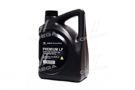Масло моторное Prem LF Gas 5W20 SM/GF-4 (4L) (вид синтетика SM/GF-4) Hyundai/Kia/Mobis 0510000451 (фото 1)