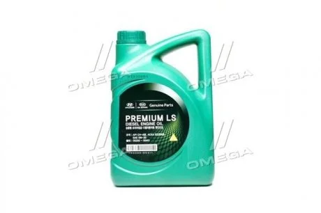 Масло моторное Premium LS Diesel 4L (вид Полусинтетика ACEA B3|A3 / API CH-4) Hyundai/Kia/Mobis 0520000411