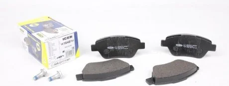 Колодки тормозные ICER 181648-701