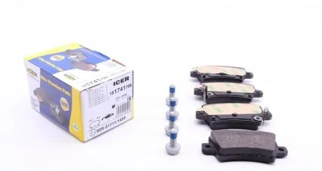 Гальмівні колодки ICER 181741-706