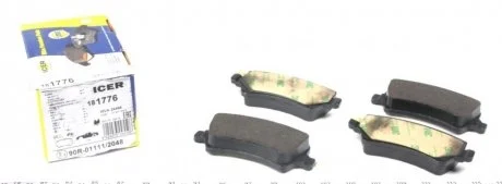 Колодки тормозные ICER 181776