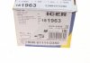 Комплект гальмівних колодок (дискових) ICER 181963 (фото 5)