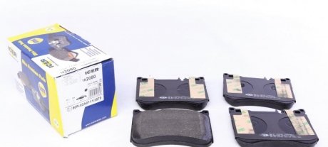 Комплект гальмівних колодок (дискових) ICER 182080