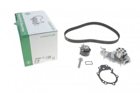 Комплект ремня грм + помпа ina renault: clio ii 1.2 16v 98-, clio iii 1.2 16v 05-, kangoo 1.2 16v 97 INA 530019530