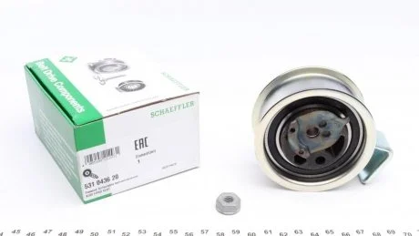 Ролик натяжной ГРМ 1.9TDI Golf IV/Passat B5/ Octavia/Audi A3/A4 12.99- INA 531 0436 20