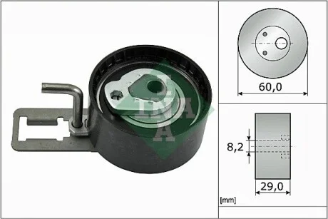 Фото 1 - натяжной ролик ременя ГРМ FORD FOCUS III 1.6 TDCi 07/10 - INA 531 0883 10 Натяжной ролик ременя ГРМ FORD FOCUS III 1.6 TDCi 07/10 - INA 531 0883 10 (фото 1)