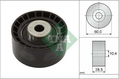 Ролик направляющий ремня ГРМ Ford 1.6-1.8 92- INA 532 0016 10