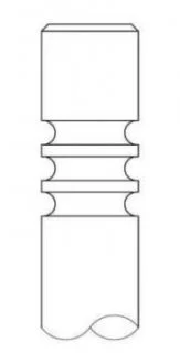 Клапан IN VAG 100 2,0D> 86 (36 * 8 * 104,9) Intervalves 2135.009