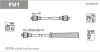 Комплект высоковольтных проводов Ford Escort 1,1.1,3.1,4-1,4I.1,6-1,6 Janmor FU1 (фото 1)