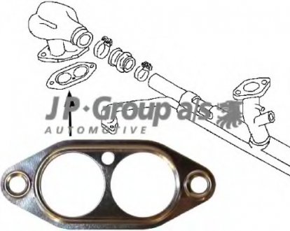 Прокладка впускного коллектора JP GROUP 8119600206 (фото 1)