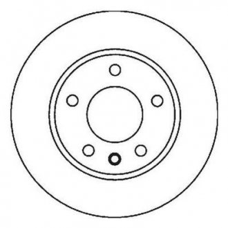 Тормозной диск задний BMW 5 / Alpina B10 Jurid 562036JC (фото 1)