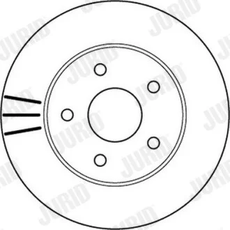 Диск гальмівний JEEP Jurid 562147JC