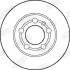 Тормозной диск задний AUDI A3/TT quattro SKODA OCTAVIA 4x4 VW BORA/GOLF 4motion Jurid 562177JC (фото 2)