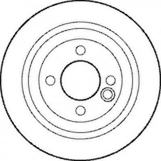 Тормозной диск задний MINI Cooper/One/CLUBMAN/CLUBVAN Jurid 562194JC (фото 1)