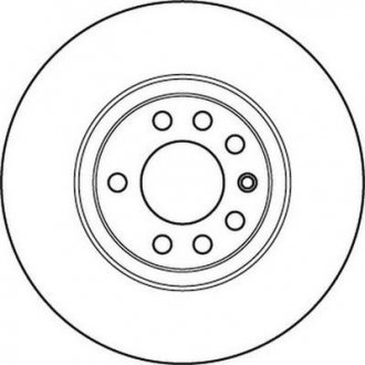 Гальмівний диск передній OPEL ASTRA/CORSA/MERIVA/VECTRA/ZAFIRA SAAB 9-5 Jurid 562240JC (фото 1)