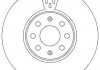 Тормозной диск передний Fiat Doblo / Punto / Opel Corsa 562297JC