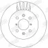 Тормозной диск передний Opel Agila / Subaru Justy / Suzuki Ignis Jurid 562308JC (фото 2)