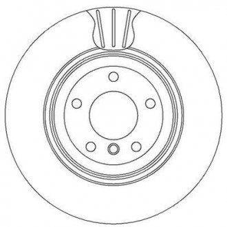Гальмівний диск задній BMW 3 series / X1 Jurid 562334JC (фото 1)