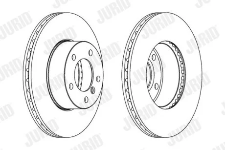 Диск гальмівний BMW Jurid 562342JC