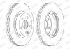 Гальмівний диск передній MERCEDES-BENZ CLS/E SAAB 9-3 562386JC1