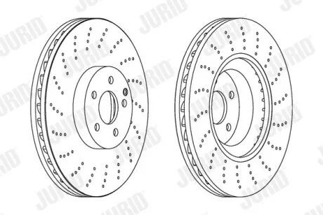 Диск гальмівний MERCEDES Jurid 562408JC1