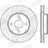 Гальмівний диск Toyota Corolla (E12) Jurid 562414JC (фото 2)