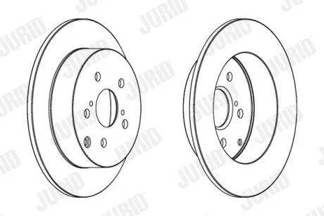 Тормозной диск Toyota Corolla (E12) Jurid 562415JC