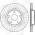 Тормозной диск Toyota Auris (E15)/Avensis (T25)/Corolla Verso (ZER, ZZE12, R1)(E15) Jurid 562430JC (фото 2)