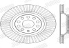 Тормозной диск Volkswagen Golf/CC/Passat Seat/Skoda/Audi Jurid 562432JC (фото 2)