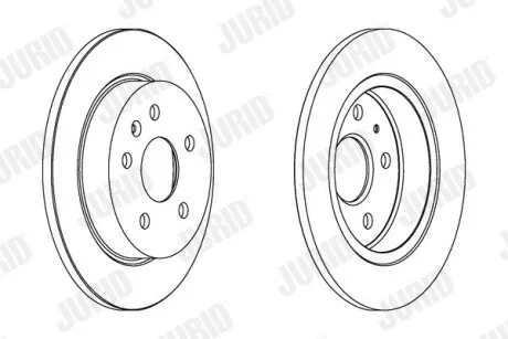 Тормозной диск Chevrolet Malibu/Opel Insignia A Jurid 562461JC