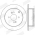 Тормозной диск Hyundai Accent III/Getz/i20/ Kia Rio II Jurid 562551JC (фото 2)