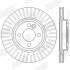 Тормозной диск MINI Cooper (R56,R55,R57,R58,R59) Jurid 562570JC (фото 2)