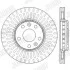 Тормозной диск передний RENAULT FLUENCE/GRAND SCÉNIC/LAGUNA/LATITUDE/MEGANE Jurid 562595JC (фото 2)