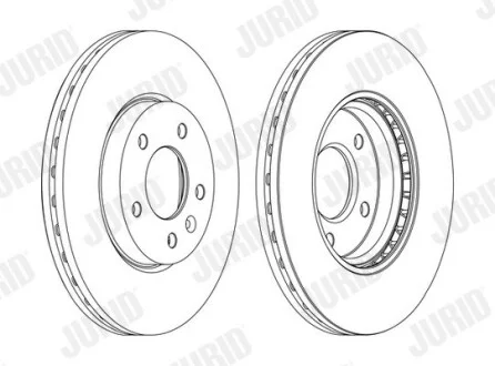 Диск гальмівний CHEVROLET,OPEL Jurid 562631JC1