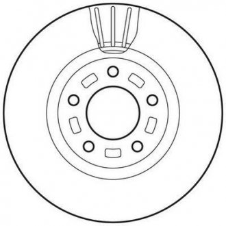 Гальмівний диск передній MAZDA 3/5 Jurid 562635JC