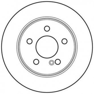 Гальмівний диск задній MERCEDES-BENZ C Jurid 562664JC (фото 1)
