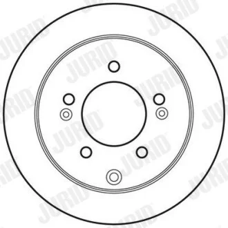 Гальмівний диск Jurid 562686JC