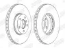 Гальмівний диск передній BMW X5, X6 / Toyota Corolla Jurid 562691JC1 (фото 2)
