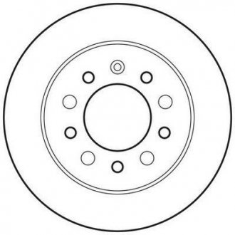 Гальмівний диск задній HYUNDAI COUPE, TIBURON Jurid 562816JC (фото 1)