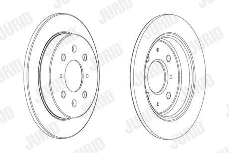 Гальмівний диск Jurid 562851JC