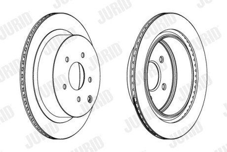 Гальмівний диск задній Nissan Murano I, II / Infiniti Jurid 562871JC