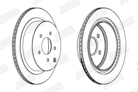 Гальмівний диск задній Nissan Murano I, II / Infiniti Jurid 562871JC