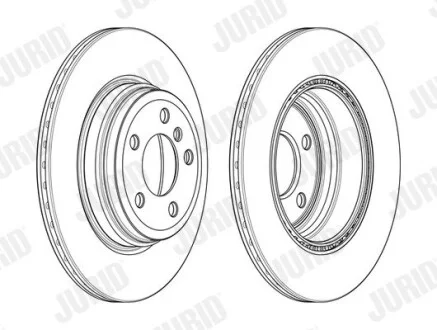 Диск гальмівний BMW Jurid 562980JC